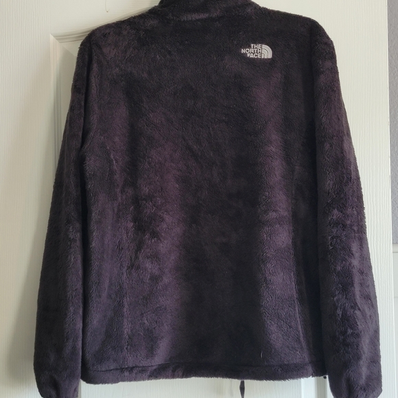 [The North Face] - Black Furry Zip Sweater Jacket Size M - Picture 4 of 9